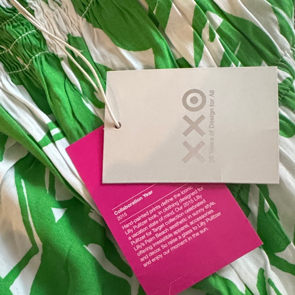 NWT Lilly Pulitzer for Target Green Leaf Kids Jumpsuit - Picture 2 of 2